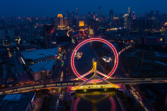 天津城市夜景