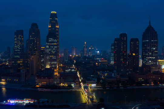 天津城市夜景