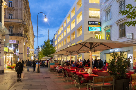奥地利维也纳商业街
