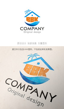BBK字母logo房产logo