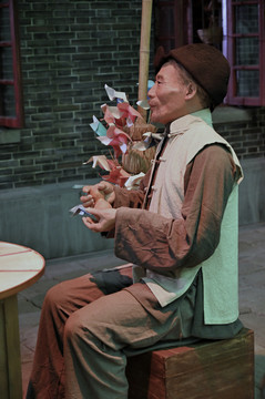 老上海街头民间艺人
