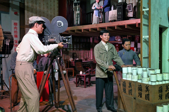 老上海电影拍摄现场