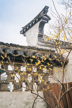中国无锡荡口古镇古建筑旅游景点