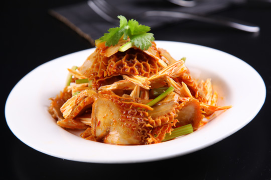 红油牛肚豆黄金