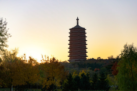 北京园博园宝塔