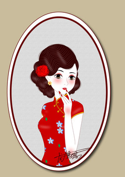 旗袍美女
