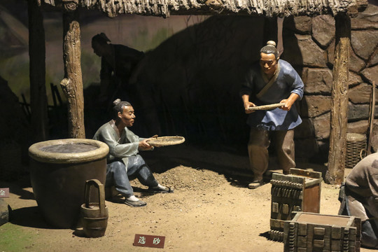 古代钱币铸造