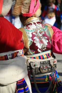 藏历新年西藏春节藏式服饰歌舞