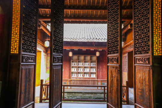 中式木制门
