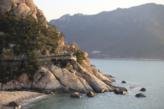 青岛崂山山海景观