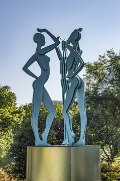 芜湖雕塑公园三个女神