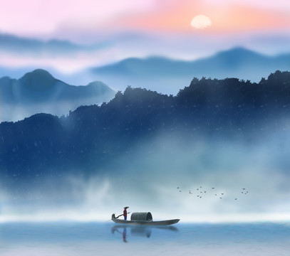 水墨山水