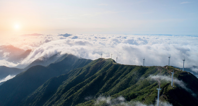 九宫山云海