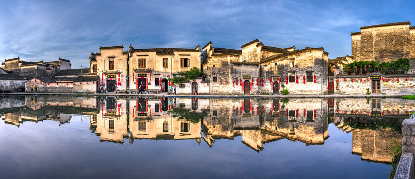宏村全景