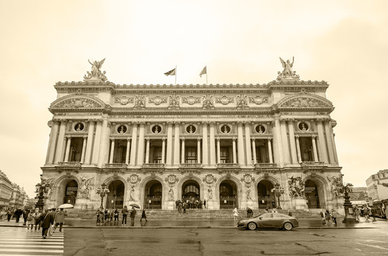巴黎歌剧院老照片