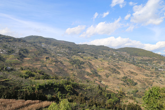 大山里的村庄