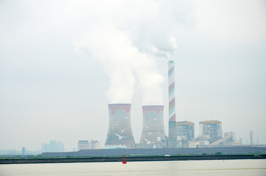 珠江边热电厂