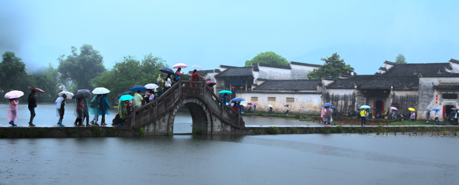 烟雨宏村