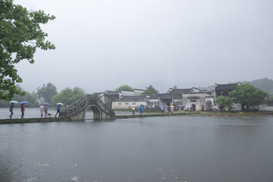 烟雨宏村