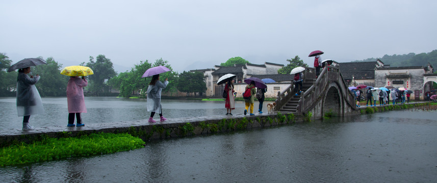 烟雨宏村