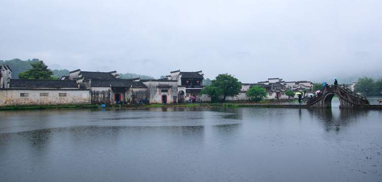 烟雨宏村