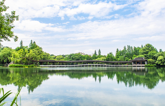 西湖浴鹄湾全景