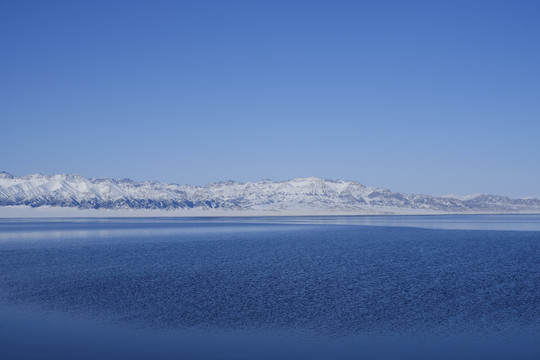 冬天的赛里木湖