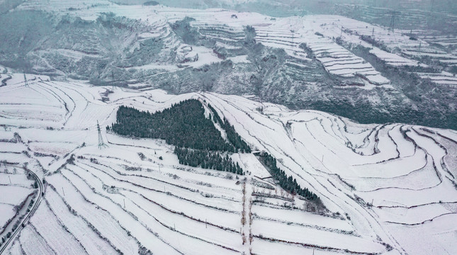 山西运城首场雪