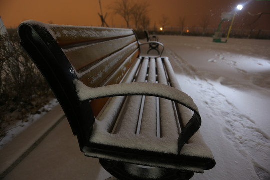 雪天座椅