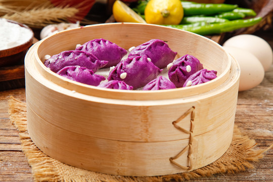 紫甘蓝饺子