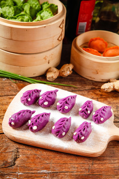 紫甘蓝饺子