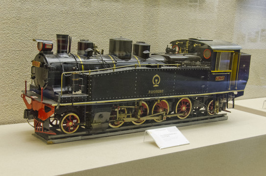 JF51型法造米轨蒸汽机车模型