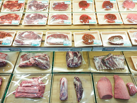 肉制品超市台柜