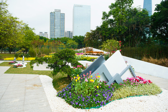 广州城市花园绿化