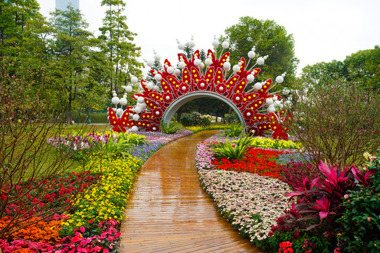广州城市花园园艺造型