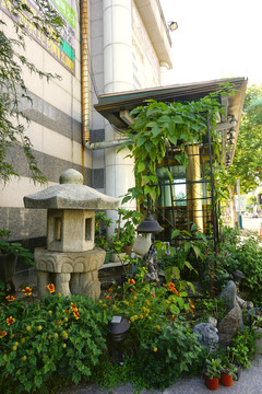 韩国水原建筑庭院花园景观装饰