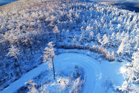 林海雪原山路