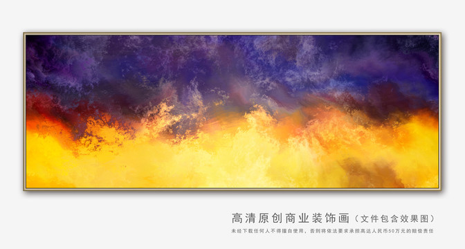 抽象油画