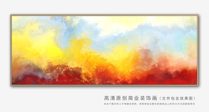 抽象油画