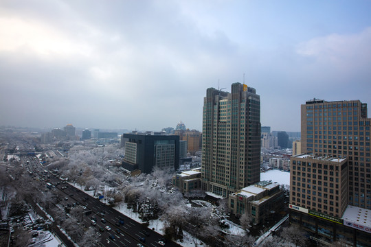 北京雪景