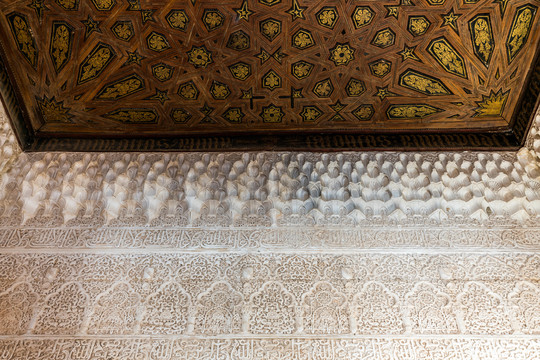 西班牙阿尔罕布拉宫内建筑景观