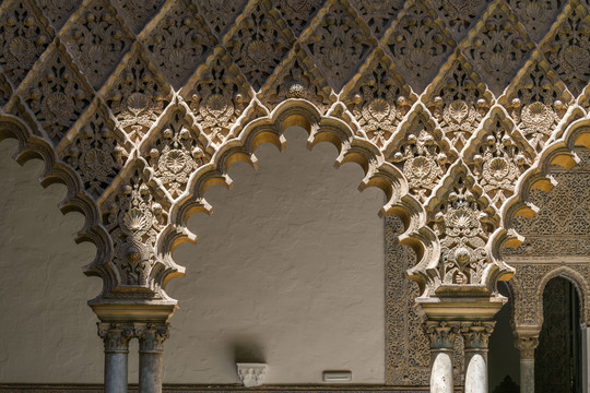 西班牙塞维利亚王宫阿拉伯建筑