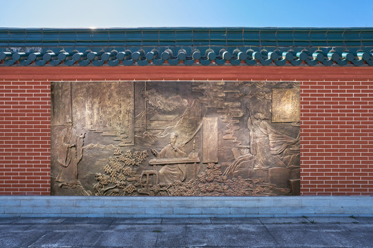 中国历史名人文化墙