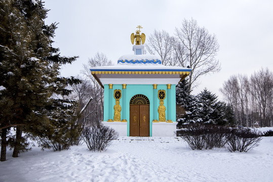 雪景建筑