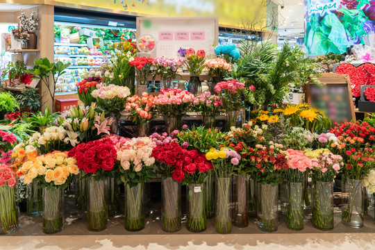 鲜花店超市