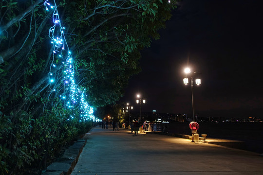 台湾淡水夜景