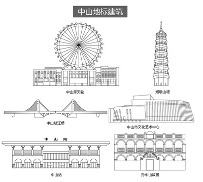 中山地标建筑