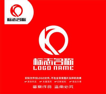 KY字母Q标志科技logo