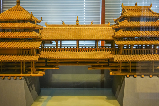 程阳桥建筑模型