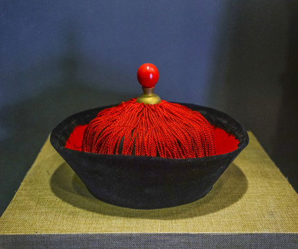 清代红珊瑚官帽